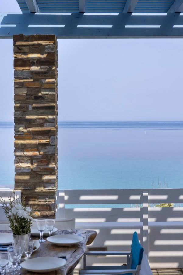 Luxury Villa By The Beach Steniaí Buitenkant foto