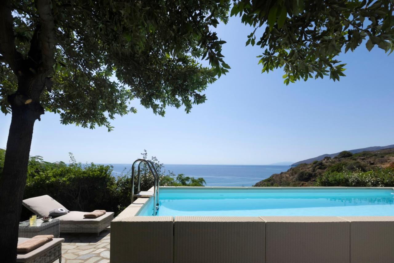 Luxury Villa By The Beach Steniaí Buitenkant foto