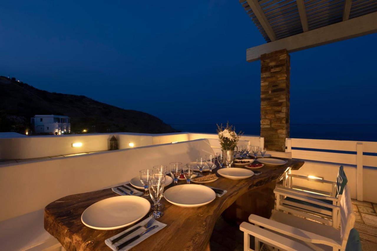 Luxury Villa By The Beach Steniaí Buitenkant foto