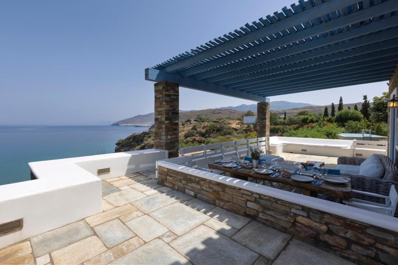 Luxury Villa By The Beach Steniaí Buitenkant foto