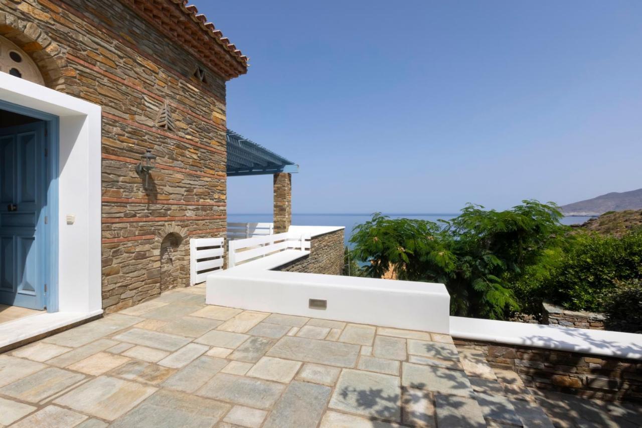 Luxury Villa By The Beach Steniaí Buitenkant foto