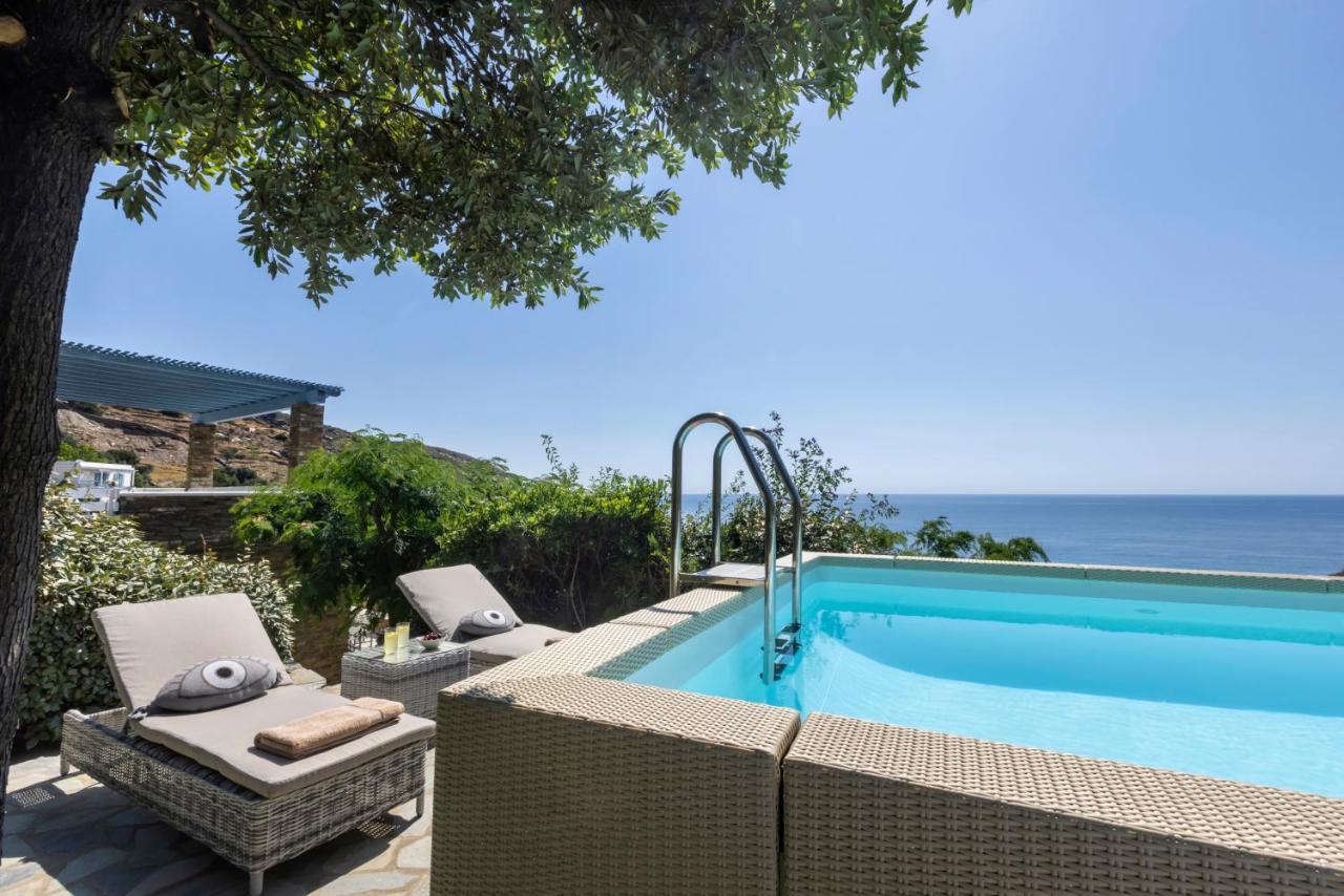 Luxury Villa By The Beach Steniaí Buitenkant foto